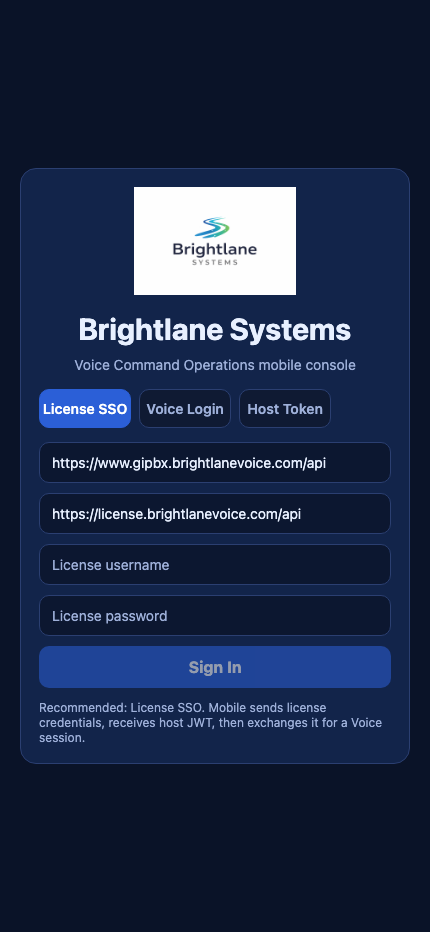 Senior living mobile view