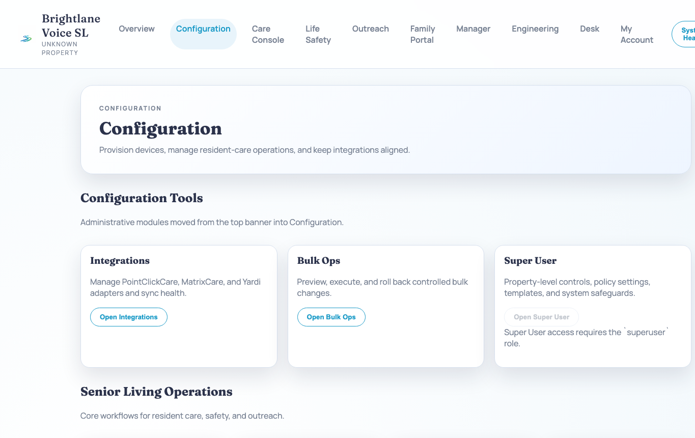 Senior living overview